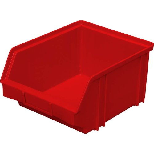 Контейнер для склада красный, сплошной (290х230х150)