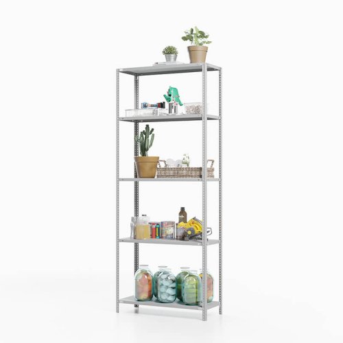 Стеллаж металлический для балкона ТС Лайт, 1800x700x400 мм. Полки: 5 шт. металл (ТС 18070450)