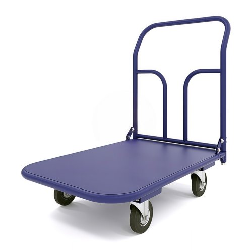 Тележка платформенная ТП 6 (г/п 550 кг, 1200x800 мм, колеса литая протекторная резина 200 мм)