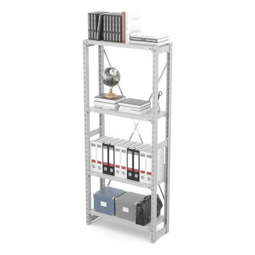 Стеллаж для офиса ГТС Универсал, 2000x700x400 мм. Полки: метал. перф.  4 шт. (ТСУ 20070441)