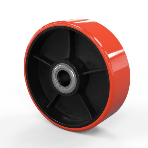 Колесо 160х50 металл / полиуретан с подшипниками Колесо 160х50 металл / полиуретан с подшипниками