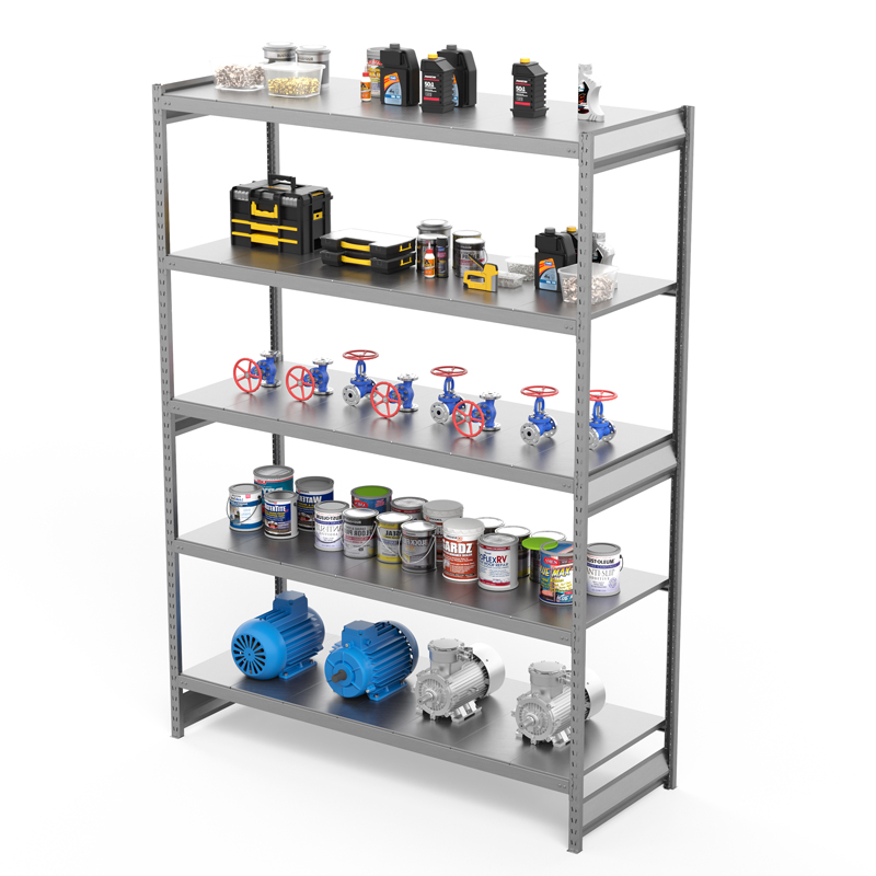 Стеллаж грузовой СГ Ультра (2500х1800х500 мм) 5 ярусов, цинк