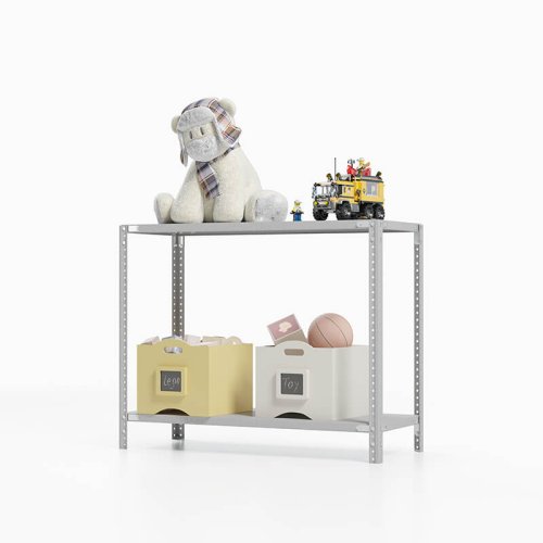 Стеллаж металлический для дома ТС Лайт, 1000x1000x400 мм. Полки: 2 шт. металл (ТС 10100420)