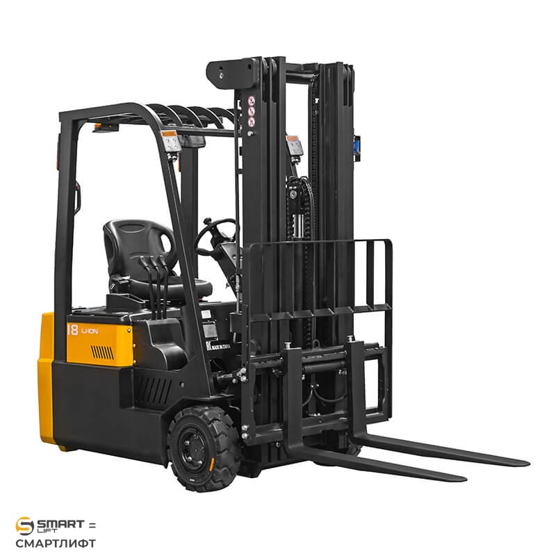 Электропогрузчик трёхопорный CPD18TVL (1800 кг; 4,8 м; li-ion 80В / 205Ач) СМАРТЛИФТ (SMARTLIFT)