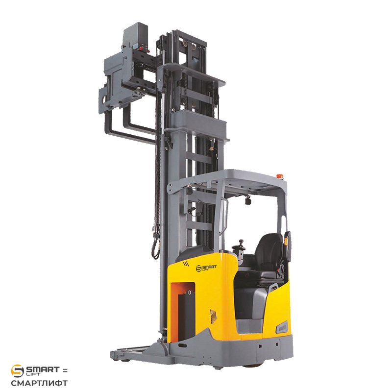 Узкопроходный ричтрак OPD15Z (1500 кг; 7,5 м; 48В / 450Ач) SMARTLIFT