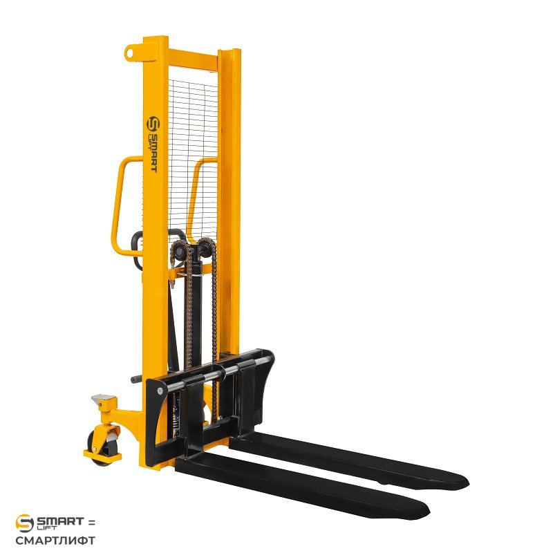 Ручной гидравлический штабелер CTY-E15-16 (1500 кг; 1,6 м; вилы 330-860 мм) СМАРТЛИФТ (SMARTLIFT) / СМАРТ (SMART)