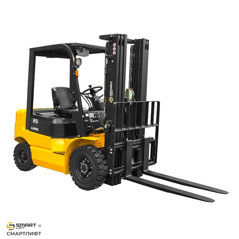 Электропогрузчик EFL252 (2500 кг; 3 м; li-ion 80В / 410Ач) SMARTLIFT